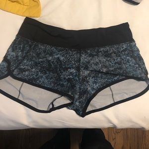 Lululemon | Speed Up Short 2.5 blue/green/black